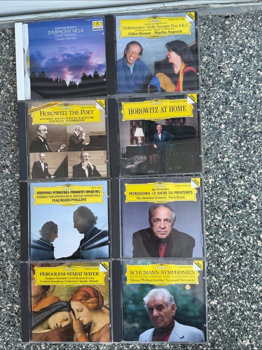 Classical CD Collection – Assorted Titles label by Deutsche Grammophon Set Of 8.